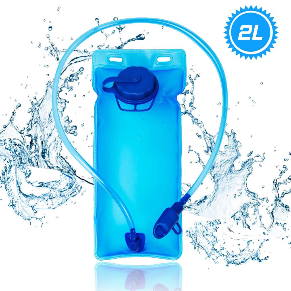 2L Sport-Wasserblase TPU-Trinkbeutel Tragbare Wasserblasen-Aufbewahrungstasche BPA-freie Flaschentasche Trinkflasche Reiseflasche