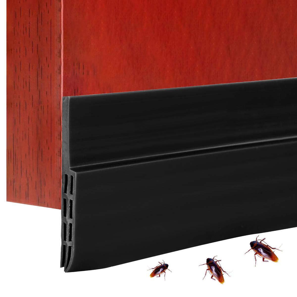 

Дверной сквозняк для нижней части двери - Премиум дверной сквозняк для нижней части двери/уплотнитель для двери для защиты от холода чёрный