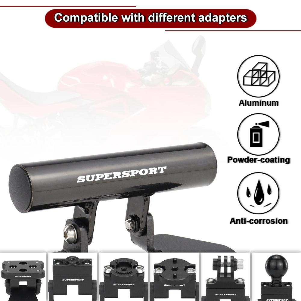 Motorcycle GPS Mount Navigation Bracket Phone Adapter Holder For Ducati SuperSport 939/S 2017-2020 SuperSport 950/S 2021-2024