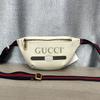 [Usato] Borsa a Spalla/Crossbody/Petto/Vita Piccola in Pelle con Nastro Webbing e Logo Vintage a Strisce - Molto Buona #1V46TR8