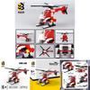 Firefighting Aircraft Assembly Building Block Model Ornament For Kids Educational Diy Play Toy