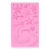 Silicone Silicone Fondant Mold Non Stick Moon Star Mold Sugarcraft Mold  Chocolate Candy