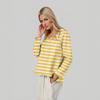 Women's V-neck Long Sleeve Printed Top T-shirt