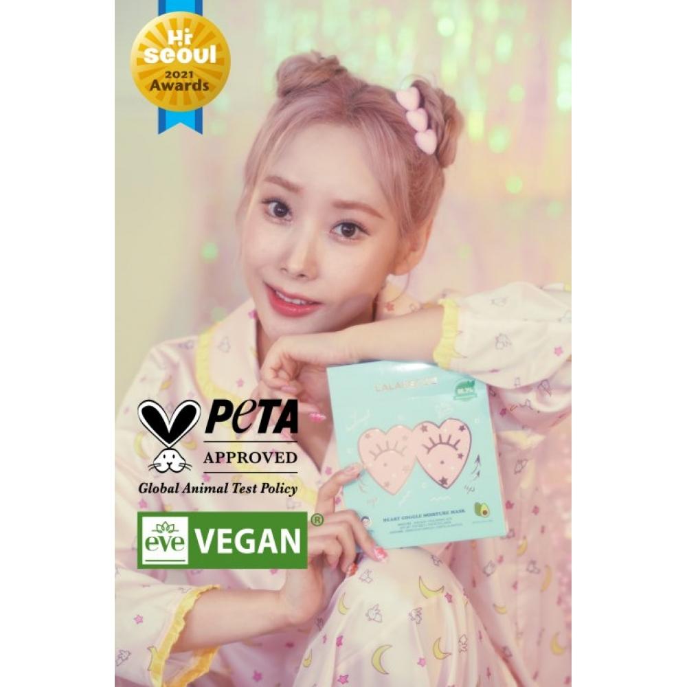 Lalarecipe Moisture Mask Heart Goggles 10 Sheets  1 Box none