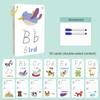 30PCS Cognitive Cards Early Childhood Education Repeatedly Erase Practice Spelling Number Letters Literacy Card Educational Toys