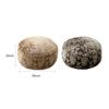 Winter Plush Tatami Cushion Cover Home Decor Round Ottoman Cover Unstuffed Futon Japanese Sofa Seat Cushion Case No Filling