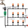 201PCS Garden Drip Irrigation Automatic Watering System Kit Adjustable 164ft Water Pipe for Garden Patio Lawn Farmland