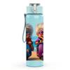1PC Two Elderly Ladies Cartoon Print 750ml Color Plastic Sports Water Bottle Leakproof Flip Straw Lid Suitable for Sports Office Home Use