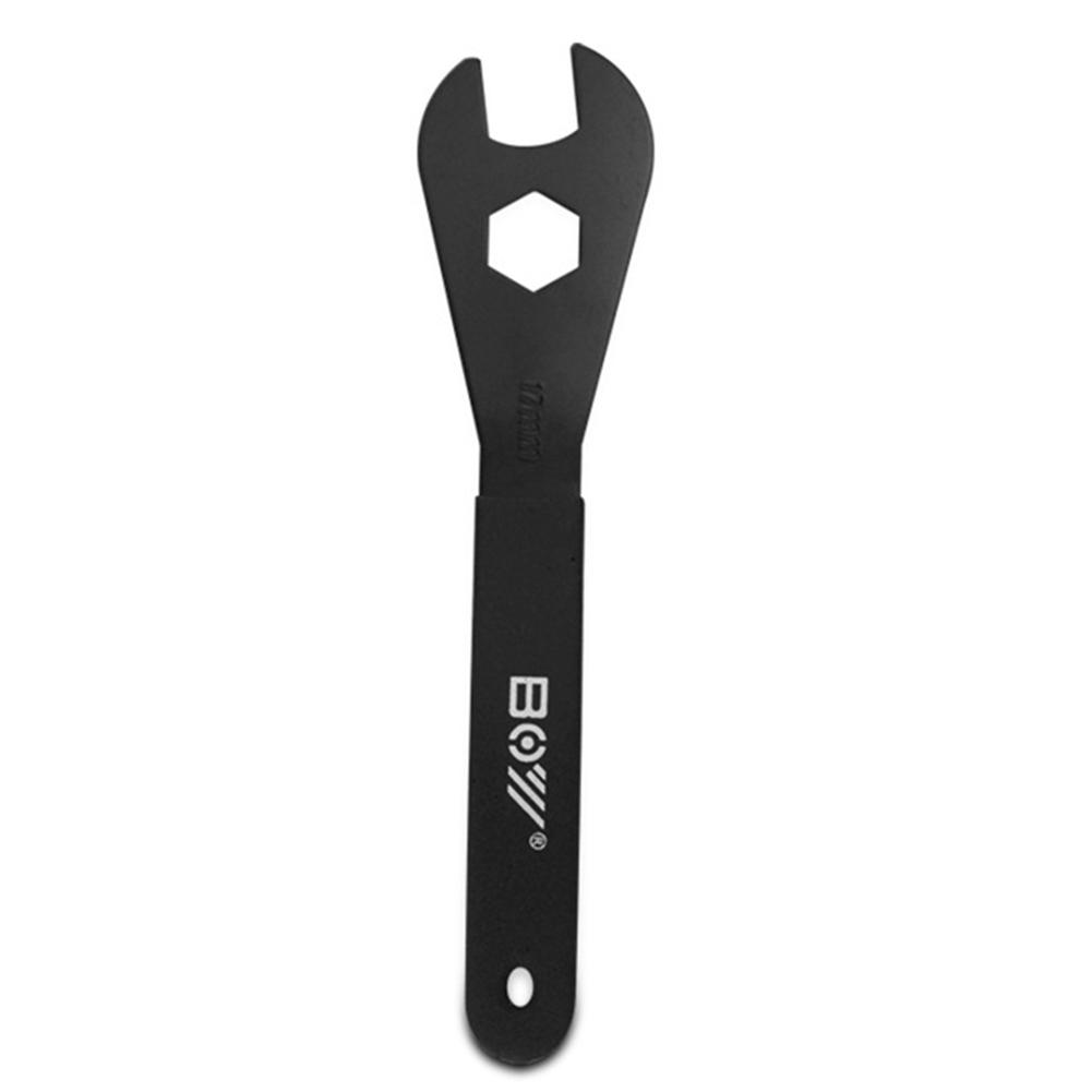 2mm Fahrradnaben-Konusschlüssel 13/14/15/16/17/18/19mm Offener Konusschlüssel Fahrradrad Pedal Reparaturwerkzeug Y3904YY- black