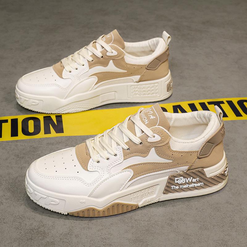 Herrenschuhe neu Sommer atmungsaktiv schwarz und weiß Panda Board Schuhe Herren Casual Sport dicksohlig rutschfest bequeme Schuhe