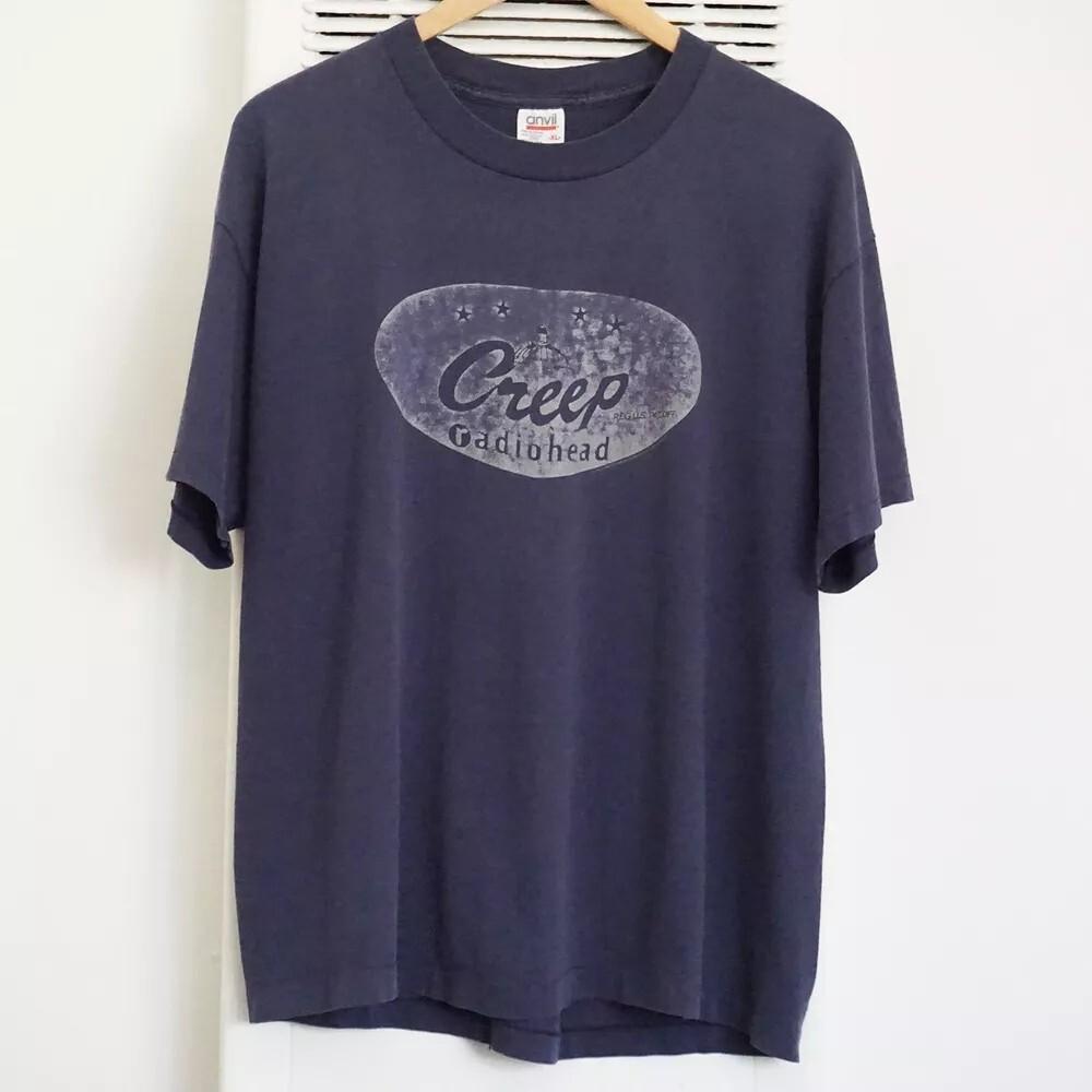 Vintage Radiohead Creep Graphic Navy Color Tshirt Unisex Men Women S5XL Unisex T-Shirt XL