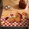 Weaving Texture Horse Floor Mat Blessing Words Quick Dry 2026 New Year Anti Slip Mat Convenient Cartoon Pony Door Mat