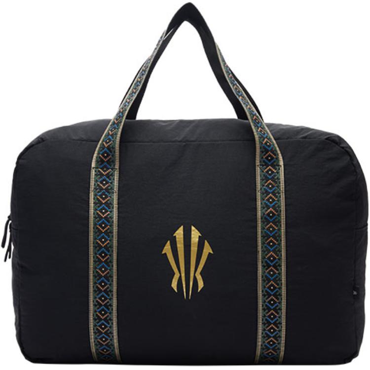 

Anta Kyrie Series Front Logo Built-In Pocket Nylon Travel Bag Unisex Travel Bag Black 192511111-1 Black