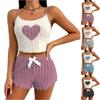 Women's Fashion Short-sleeved Top Pants Set Two-piece Set