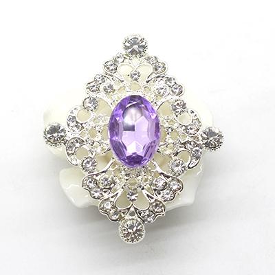 New Fashion 10Pcs 40*46mm Metal Acrylic Crystal Rhinestone Buttons For Craft Embellishment Diy Clothing Decorative Accessories