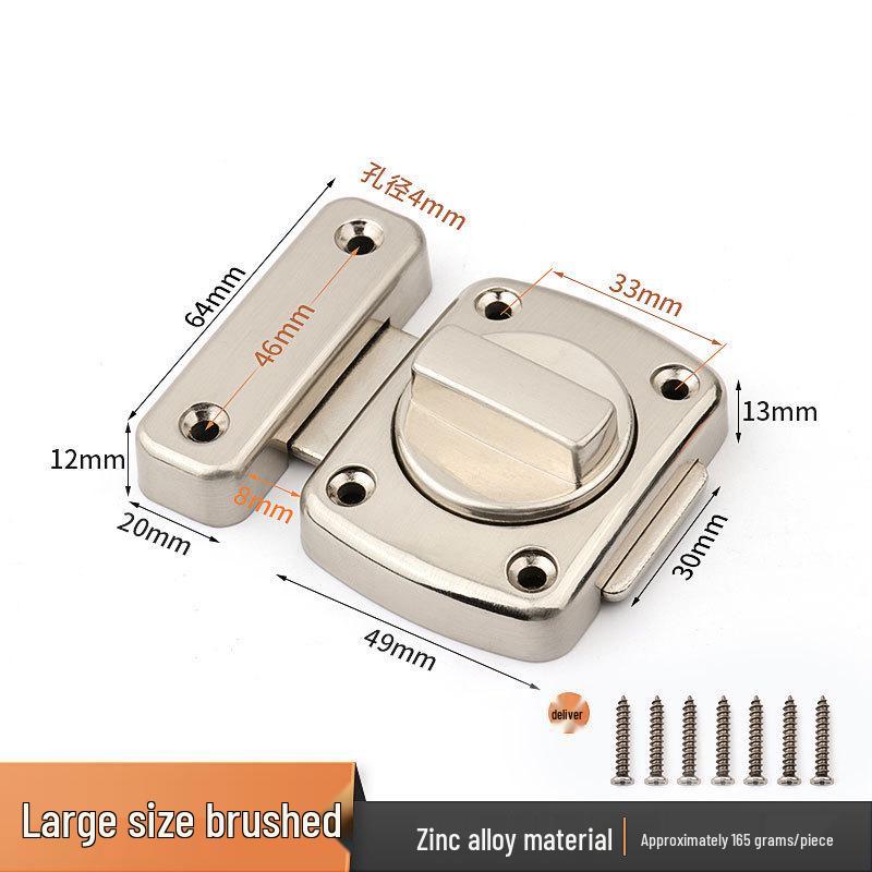 Zinc Alloy Anti-theft Sliding Door Lock with Rotating Bolt