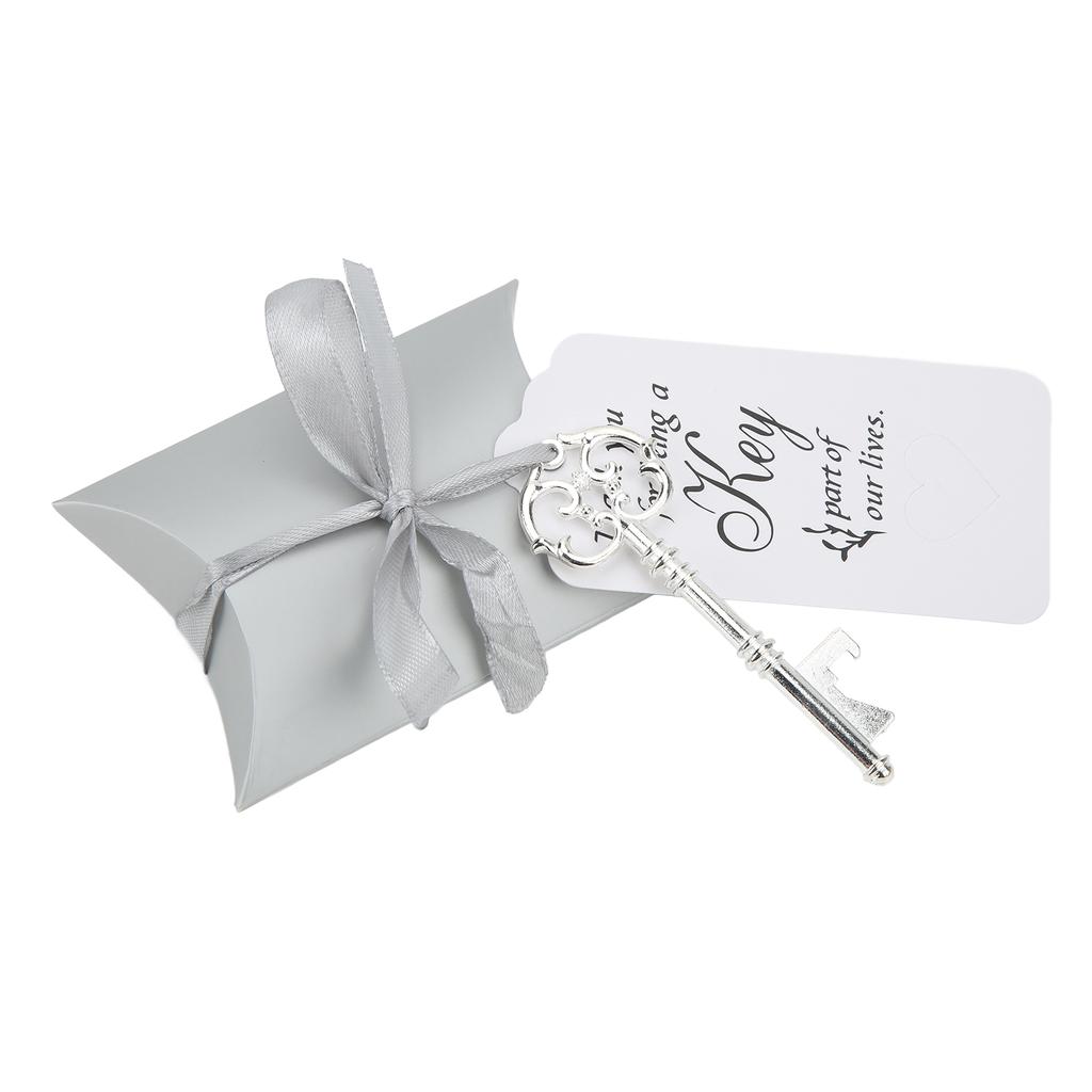 50'li Paket Düğün Şeker Kutusu Düğün Gelin Misafir Hediyelikleri Dekorasyon Hediye İçin Vintage Anahtar Etiketli