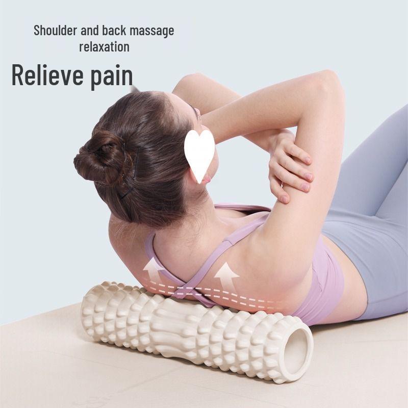 Professional Foam Roller for Muscle Relaxation and Leg Slimming - Wolf Tooth Massage Roller for Yoga and Fitness