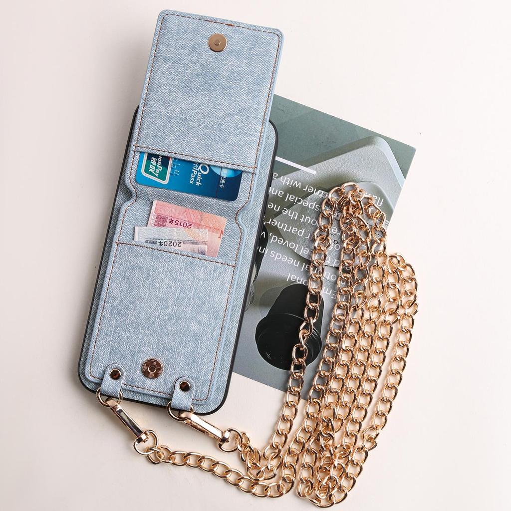 IPhone 17 Pro Hülle mit Umhängeband, Kartenhalter und Brieftasche für Apple 16 Pro Max und 14