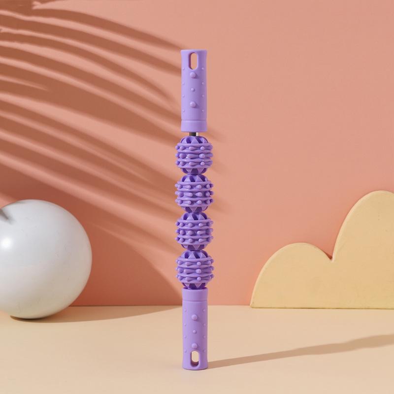 Sechsrädriger Waden- und Beinmassage-Roller zur Muskelentspannung