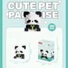 Velká velká panda květina ovoce Lai Menglan panenka Puzzle sestavení stavebnice dárková hračka