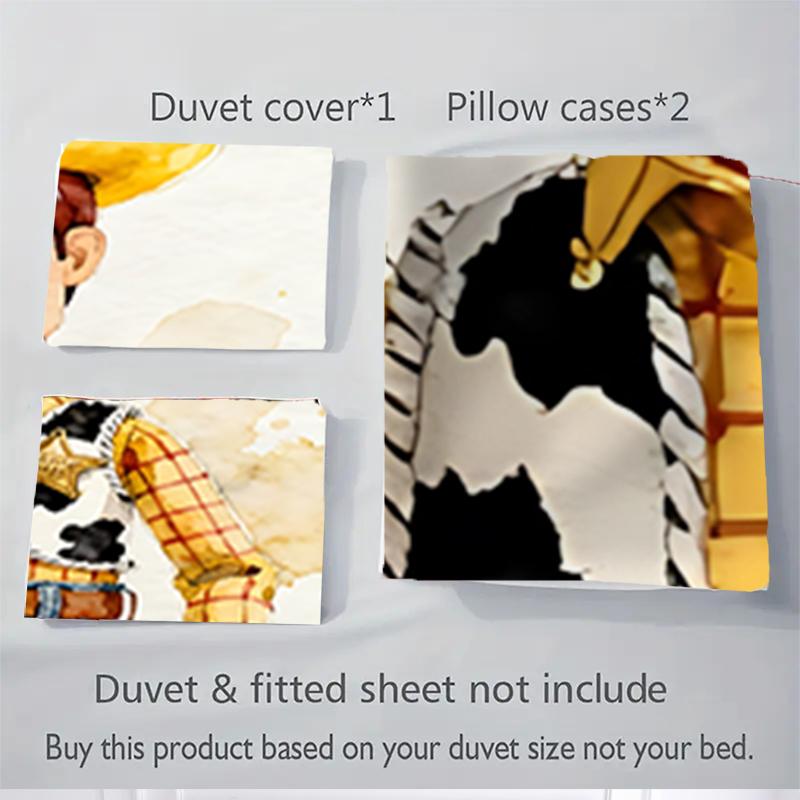 3Pcs Toy Story Adventure Bedding Sets For All Sizes New 3D Printed Bed Cover Comforter Duvet Cover Pillowcase Bedroom Decoration