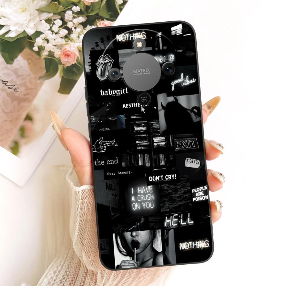 For Honor X9d Case Magic8 Lite Cute Fashion Cartoon Cover Soft TPU Phone Case For Honor Magic 8 Lite X 70 HonorX9d HonorX70 Bags