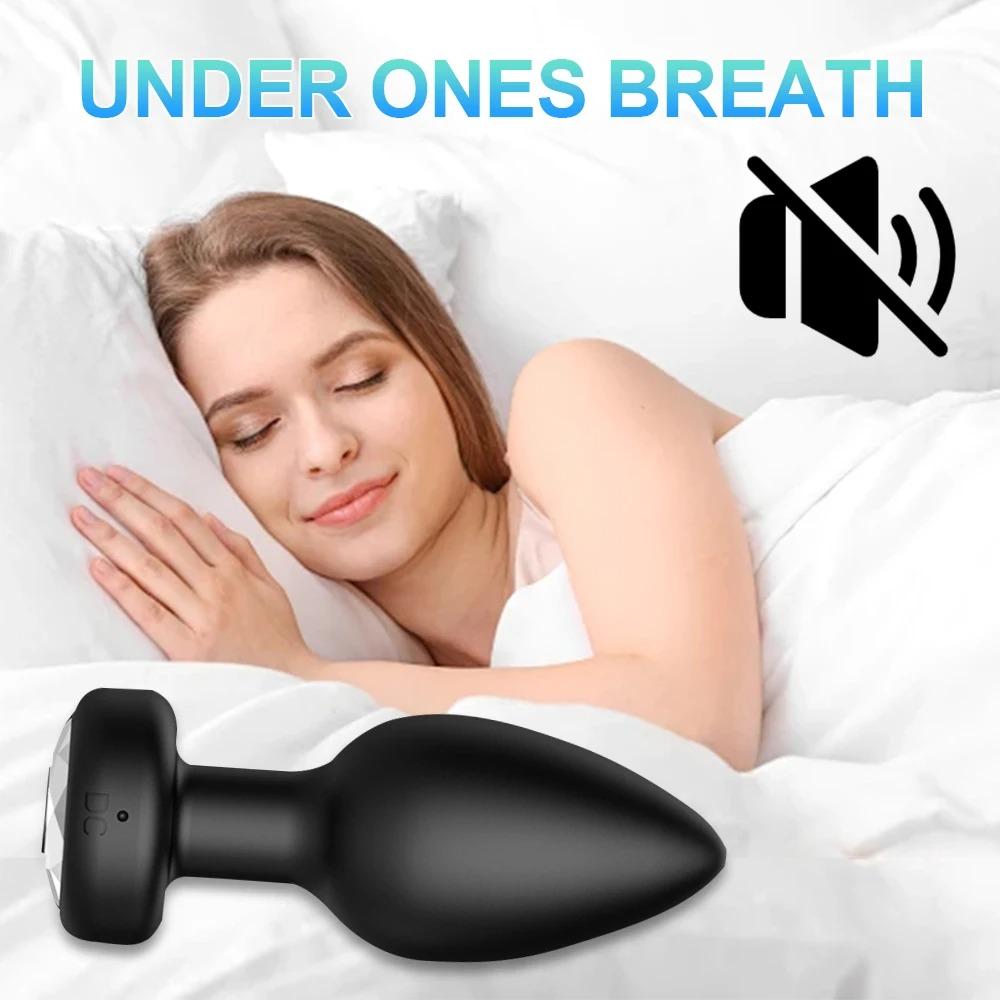 App Anal Plug Vibrator 10 Speeds Butt Plug Prostate Vibrating Massager Control Female Masturbator Sex Toys for Women Men