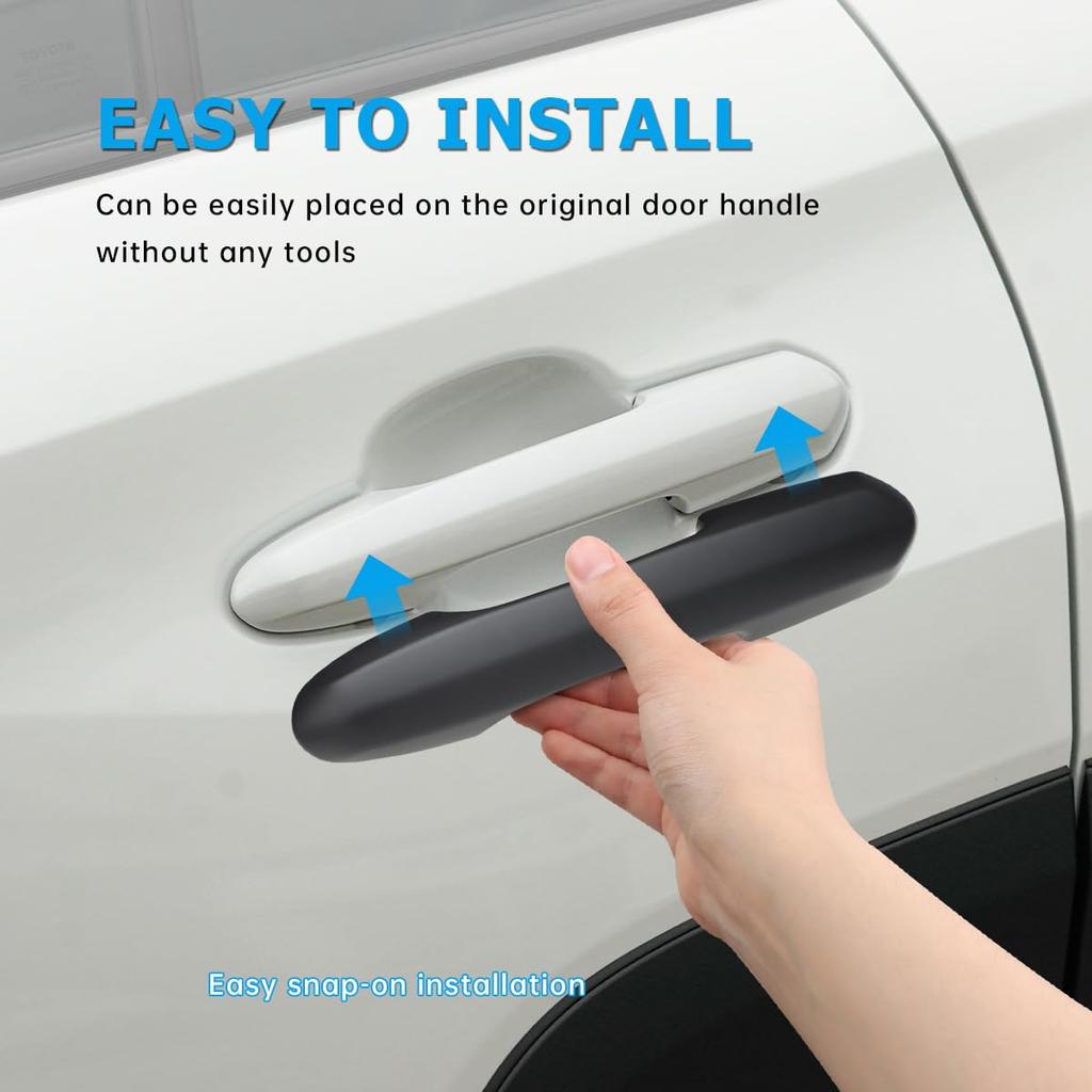 Marchfa RAV4 RAV4 PHV Door Handle Cover Door Knob Cover tape Exterior Knob Cover Full Cover Type Cover Type Smart Hole Included (5th generation) [No