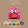 Hat Girl Ugly Cute Funny Cartoon Sausage Mouth Wool Hat Winter Warm Cute Big Head Knit Ear Protection Hat Trend