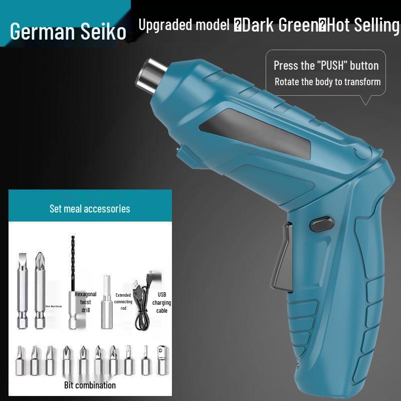 Multifunctional Mini Electric Screwdriver and Drill Tool