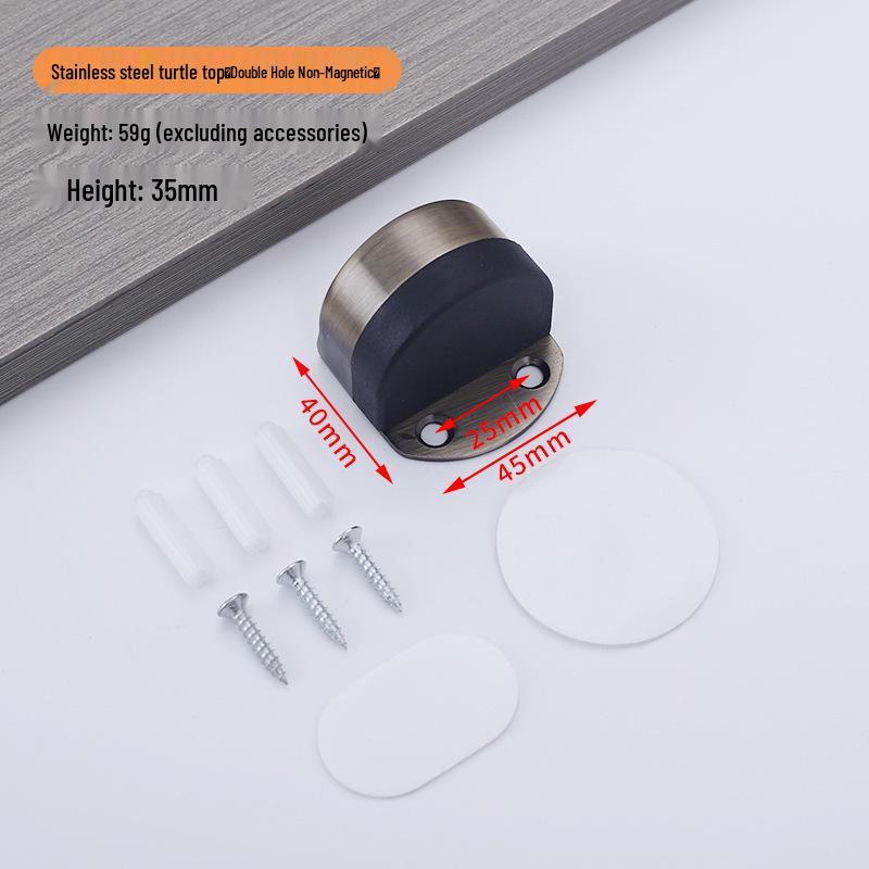 Stainless Steel Punch-Free Door Stopper Buffer Limiter Bumper Plug