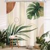 Tropical Geometric Shower Curtain - Anti-Mold, Waterproof Bathroom Decor, Unique Gift, Stylish Design, Modern