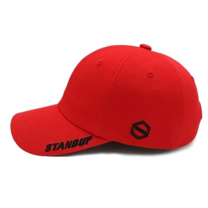STANDUP [STANDUP] Visor Standup Red Color Ball Cap