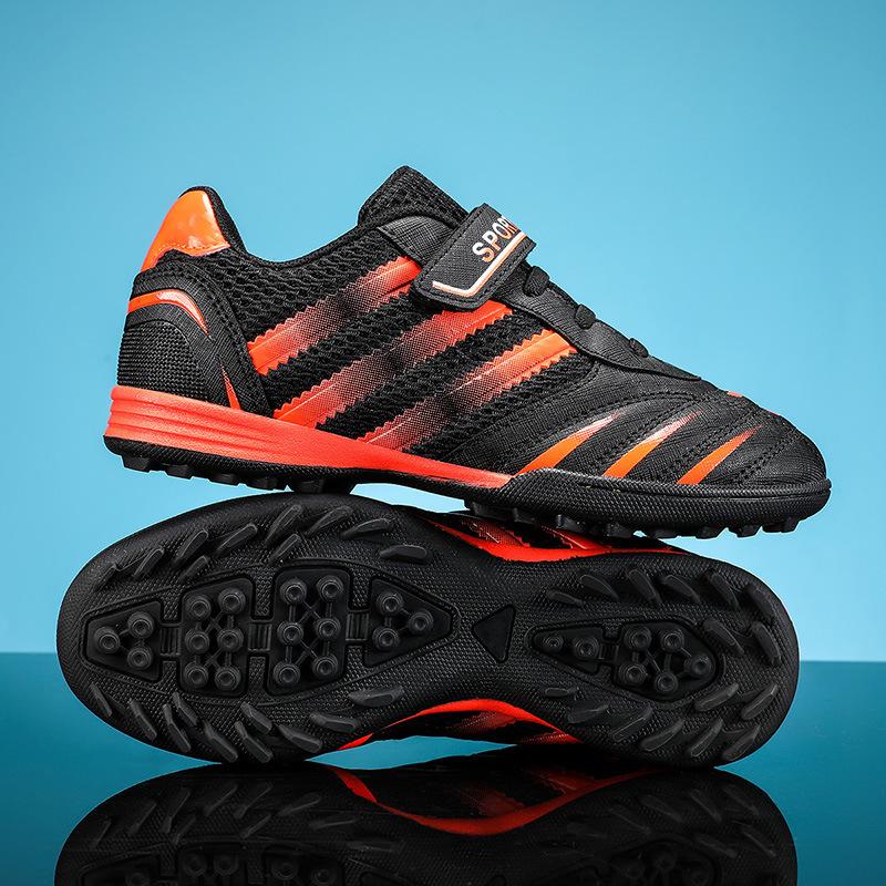 Training Children's Football Shoes Men's Summer Velcro Boys Spikes Children's Mesh Girls 2025 Elementary School Children's Broken