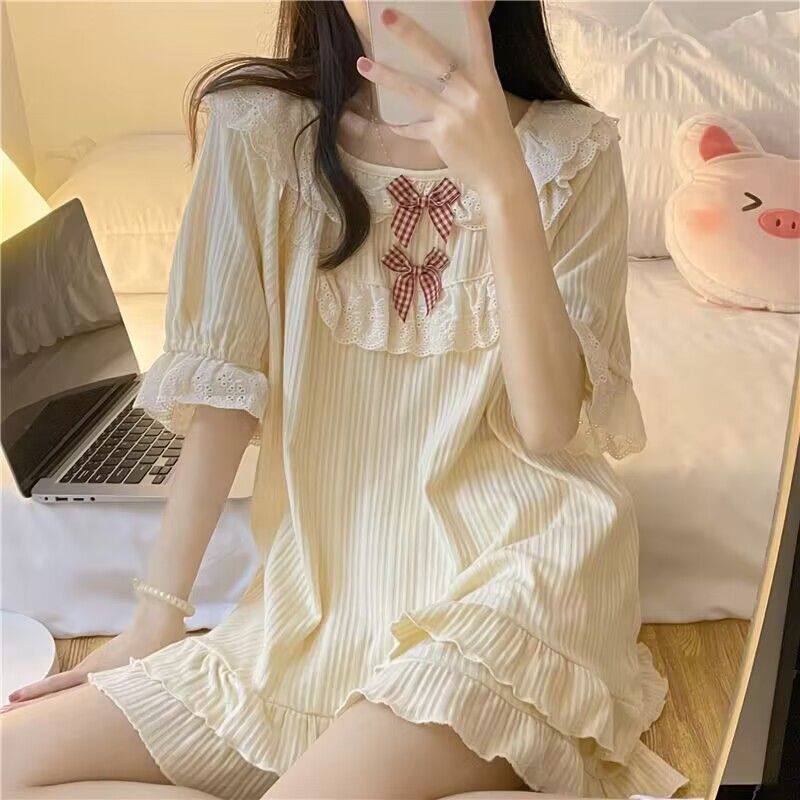 Womens Loose Fit Sleepwear Set With Short Pants And Breathable Fabric For All Seasons