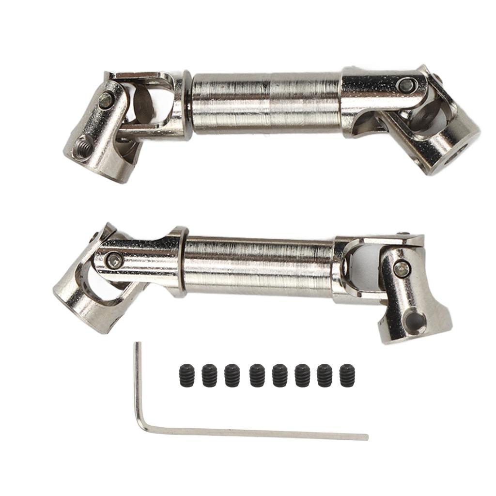 2Pcs RC Central Drive Shaft Stainless Steel Stable Power Lightweight XMYKC01CM Central Drive Shaft