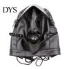 Adjustable Face Mask Faux Leather Bondage Mask, Mouth Hood for Couples, Adult Interaction Gear Cosplay Headgear Role Play & Party Lightweight
