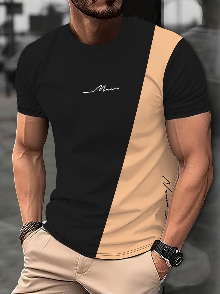 Men's T-shirt 3D Printed Casual Short Sleeved T-shirt