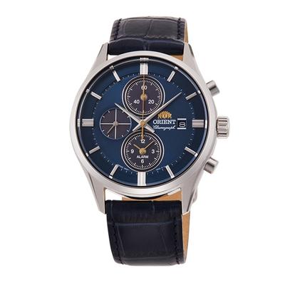 Meeste RN-TY0004L (Kaasaegne Chronograph LIGHT CHARGE meeste) Must roostevaba ümmargune käekell