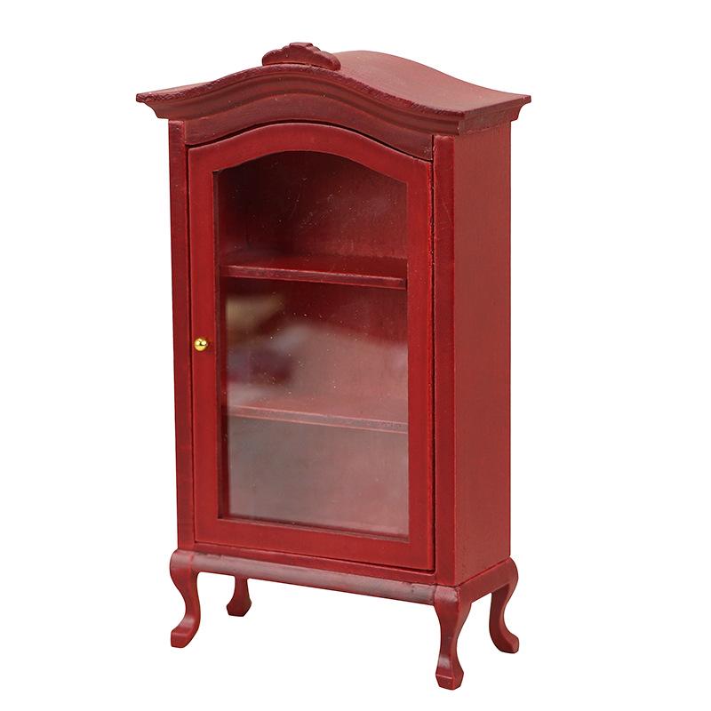 1:12 Domków dla Lalek DIY Miniaturowa Witryna Kolekcjonerska - Model Miniaturowych Mebli