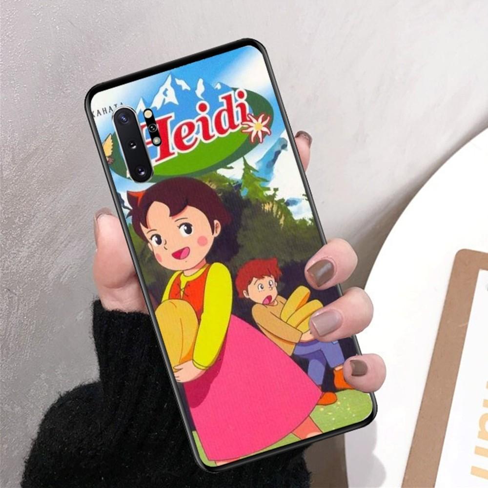 Süße Heidi Handyhülle für Samsung Note 8 9 10 20 Pro Plus Lite M 10 11 20 30 21 31 51 A 21 22 42 02 03