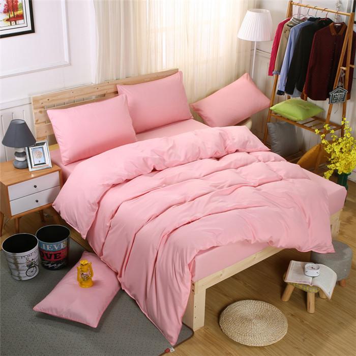  Home Textile Bedding Simple Fresh Air Cotton Set Of 3 /4pcs Bed Linings Duvet Cover Set