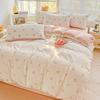 Washed Cotton Single-sided Printing Duvet Cover Single Person Student Dormitory BedSheets Four Season Universal Machine Washable Household Bedding Set