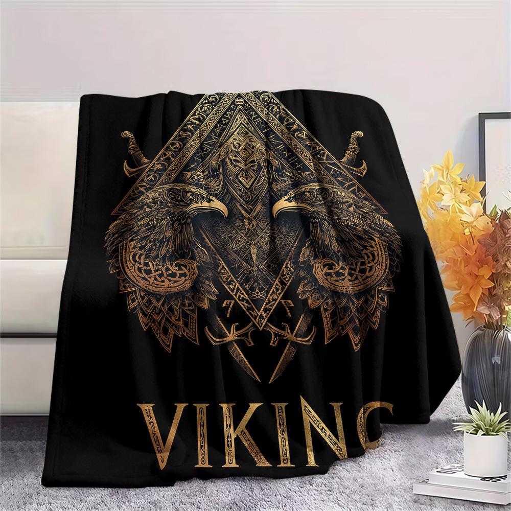 Dark Eagles  Print Flannel Blanket, High quality Comfortable for All Seasons, Home Decor, Warmth and Comfort