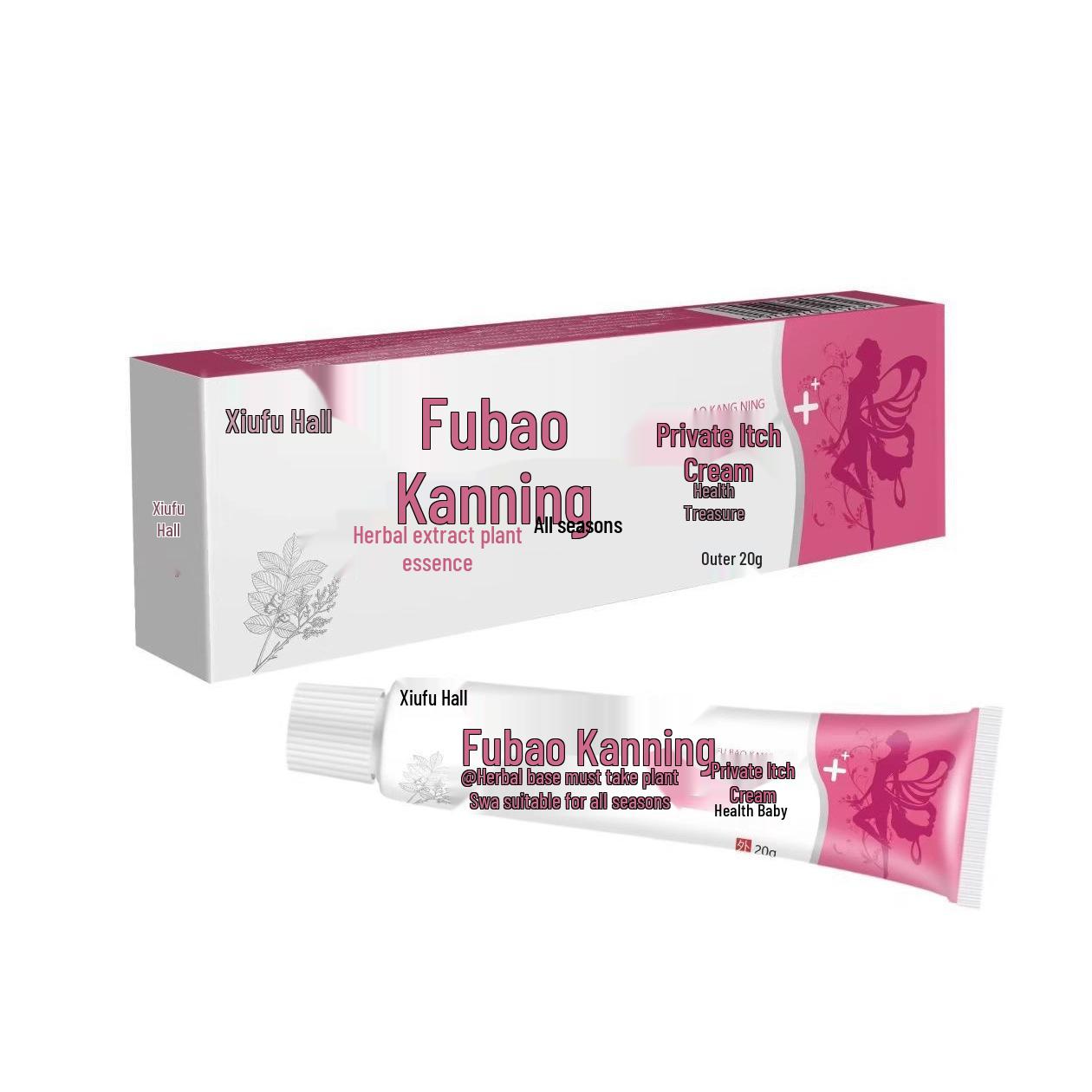 

Fubao Kanning Herbal Female Itch Relief Antibacterial Ointment