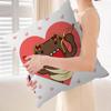 Cute Domo Kun Personalized Pillow Dust Cover Bedroom Kids Party Decoration Pillowcase Birthday Children Gift
