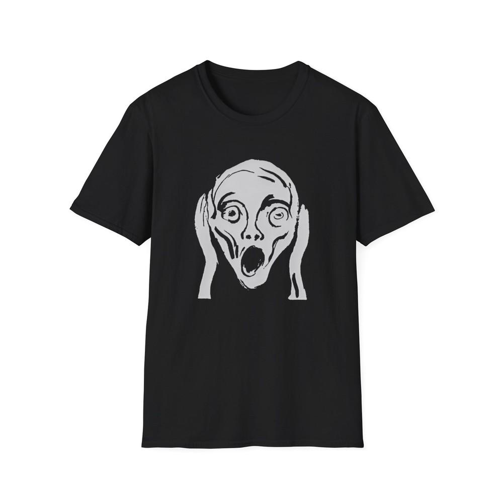 

late 1800 s edvard munch s scream undated drawing tshirt 4XL