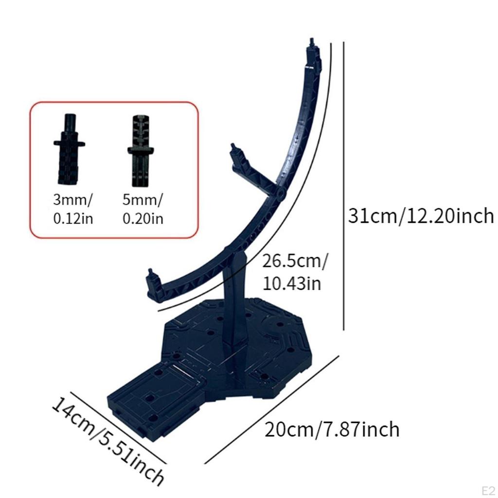 Action Figure Display Base Multifunction Lightweight Portable Rack Bracket for Hg MG Tabletop