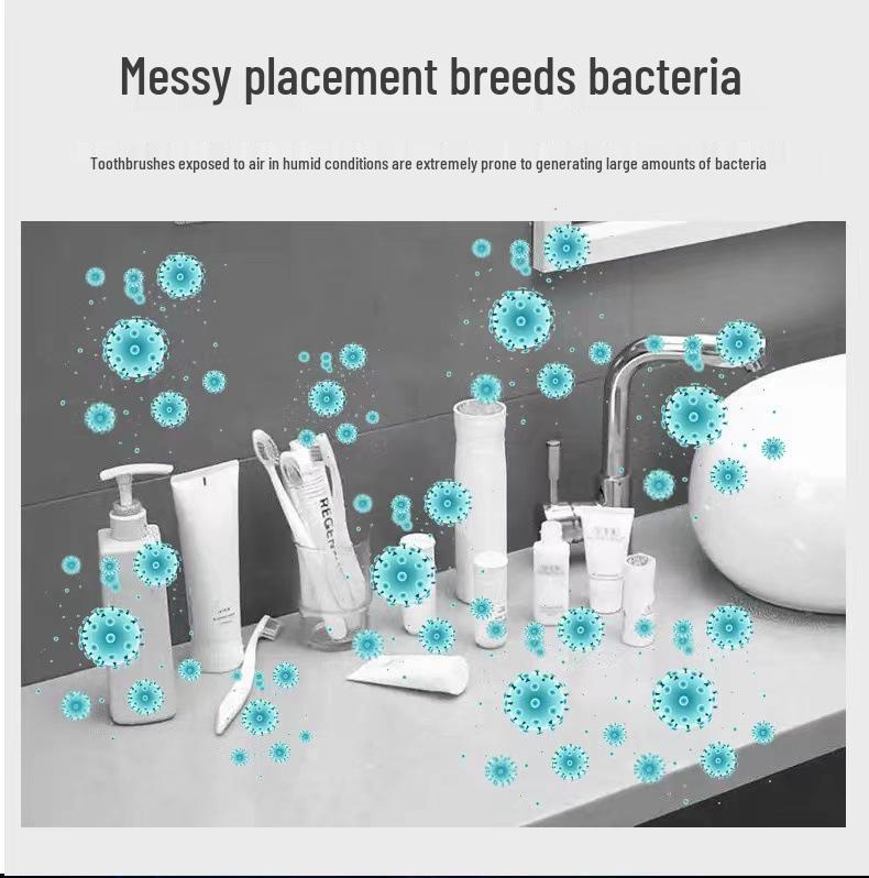 Multifunctional UV Toothbrush Holder & Toothpaste Squeezer